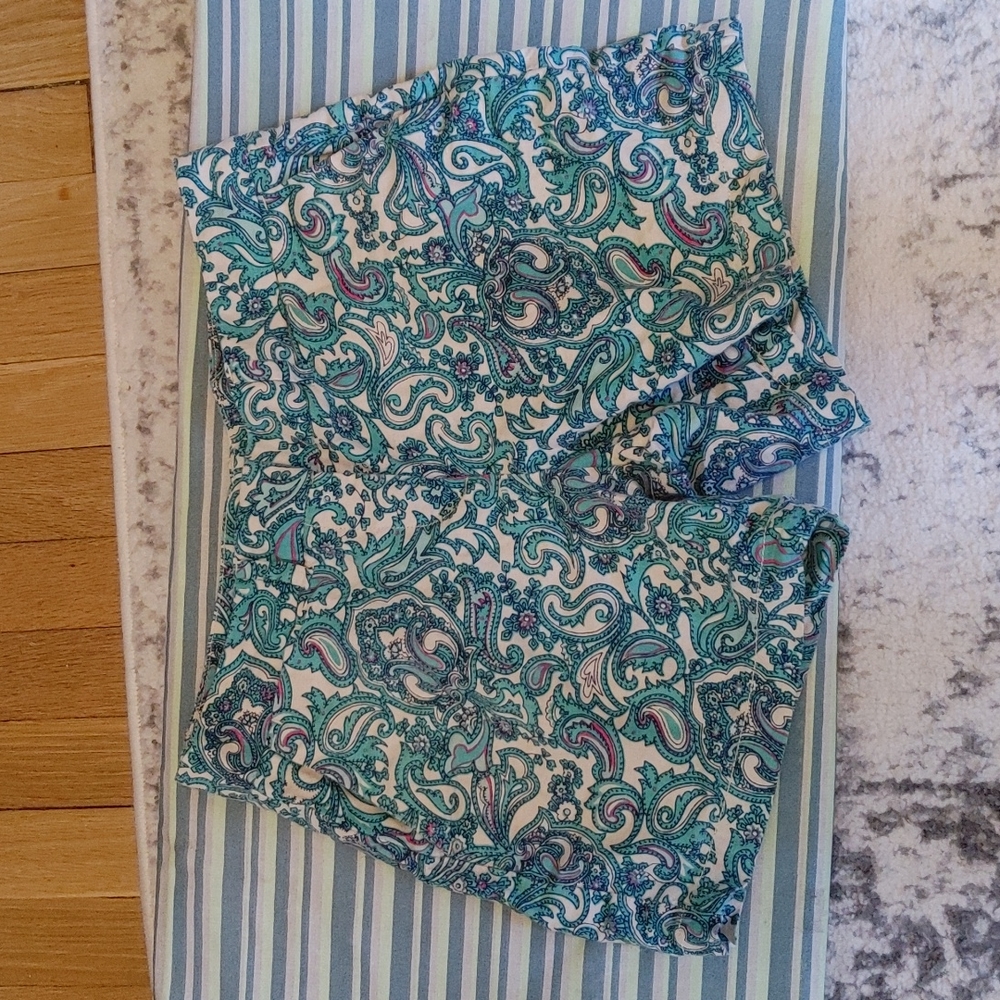 ANN TAYLOR LOFT paisley shorts
